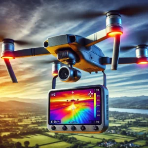 Drone with thermal camera